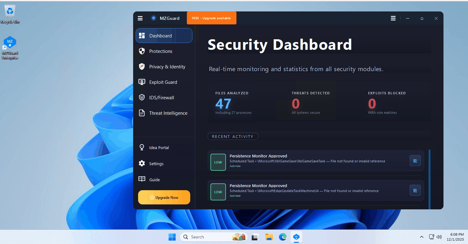 Anti-Keylogger Protection Demo